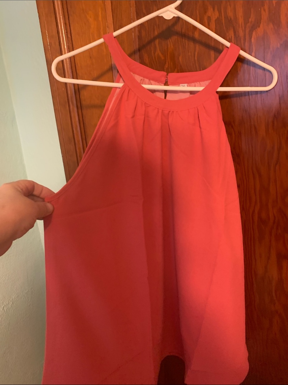 Unk Coral Halter-Style Camisole